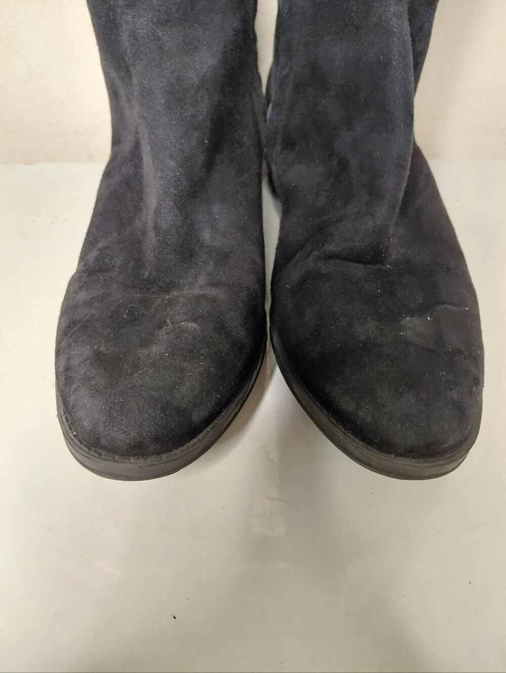 Sam Edelman Black Over-the-Knee Suede Stretch Boots Size 7.5
